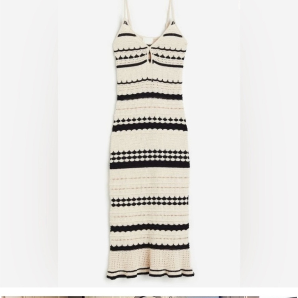 H&M Crochet-look dress